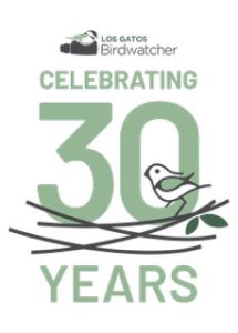 Los Gatos Birdwatcher 30th Anniversary Logo