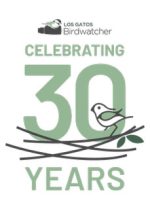 Los Gatos Birdwatcher 30th Anniversary Logo